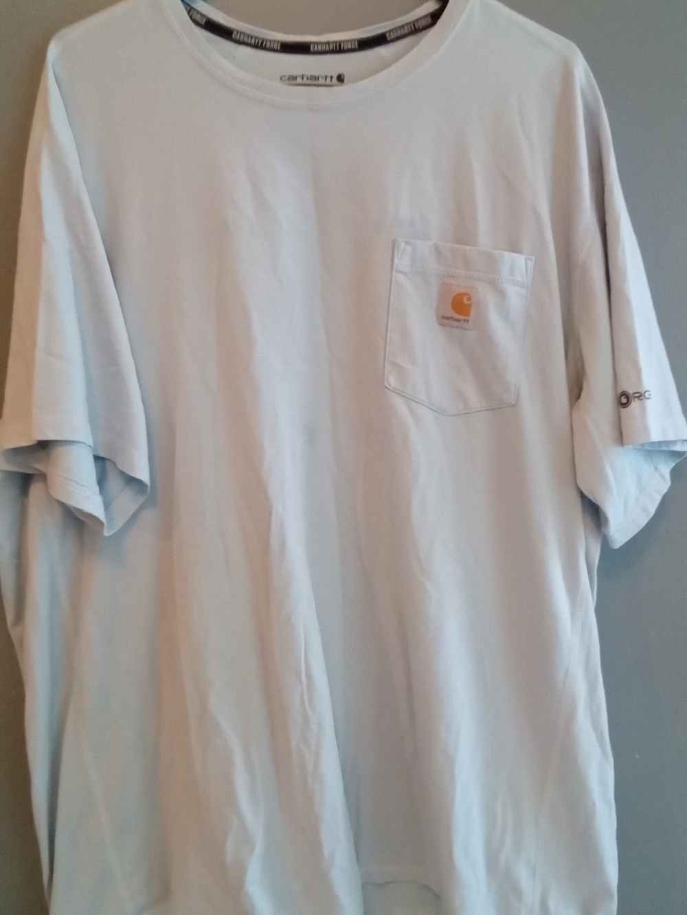 Carhartt Men’s Pale Blue Short-Sleeve Pocket Tee